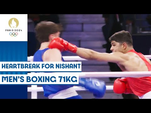 Nishant Dev out of men's boxing 71kg event 🥊 | Paris 2024 highlights