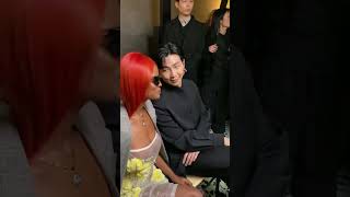 Singer Kelela reaction when RM told her he loves her new album #bts #shorts