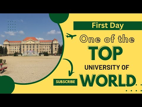 FIRST DAY AT UNIVERSITY OF DEBRECEN, HUNGARY