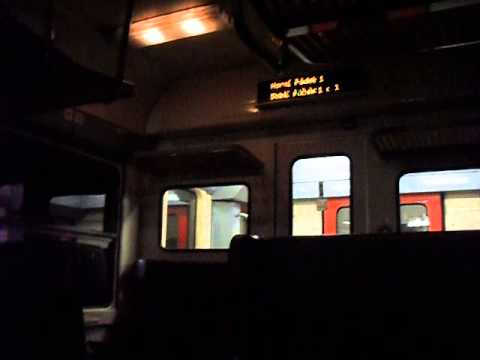 Průjezd Březenským tunelem ve voze Bdtn756 na vlaku R 1263 - Trať 124, 12. 3. 2011