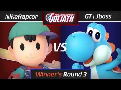 NikeRaptor (Ness) vs GT | Jboss (Yoshi) - Winners Round 3 - Goliath Toys and Retro Games 17