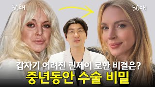 해외 셀럽 1억짜리 동안리프팅 ? 중년동안리프팅 전후 비교