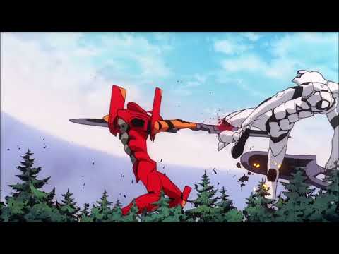 The best Asuka VS Mass Production Eva Series moment in HD!! [Neon Genesis Evangelion]