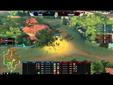 Team Eager vs Epsilon - Game 1 (MLG Smite Pro League - Nov 4 2015)