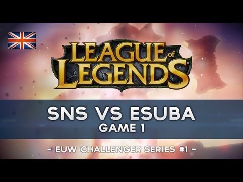 SinnersNeverSleep vs eSuba Map 1 - League of Legends Challenger Series #1