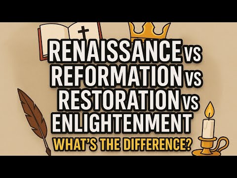 Renaissance vs Reformation vs Restoration vs Enlightenment – What's the Difference?