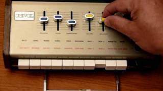 Video thumbnail for Vintage Univox SR-95 Analog Drum Machine by toyresell
