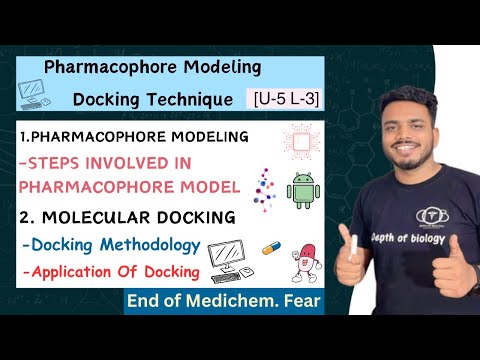 Pharmacophore Modeling and Docking techniques | Pharmacophore Modeling | Docking techniques #bpharma