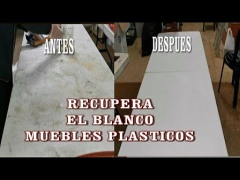 , title : '💺Como Limpiar MESAS y SILLAS de PLÁSTICO /😜 Dejalas como  NUEVAS/ Recupera su BLANCO ORIGINAL'