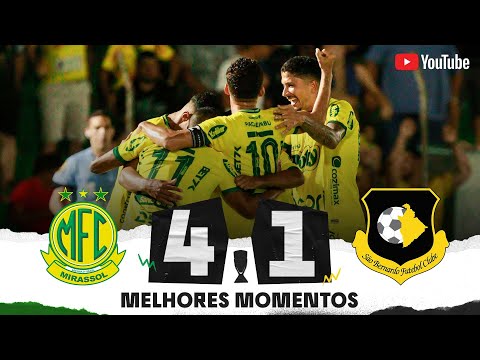 Gols e lances de Mirassol x São Bernardo