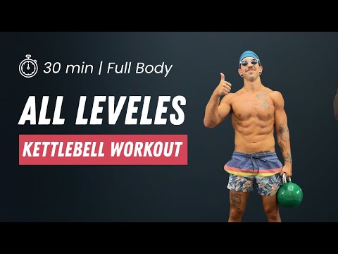 30-min Beginner Friendly Full Body Kettlebell Workout