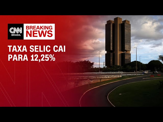 Selic cai para 12,25%; BC mantém ritmo de cortes da taxa básica de juros | CNN ARENA