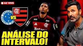 ANÁLISE DO INTERVALO CRUZEIRO 0X0 FLAMENGO AO VIVO! 1º JOGO DAS 8ª DE FINAL DA COPA LIBERTADORES!