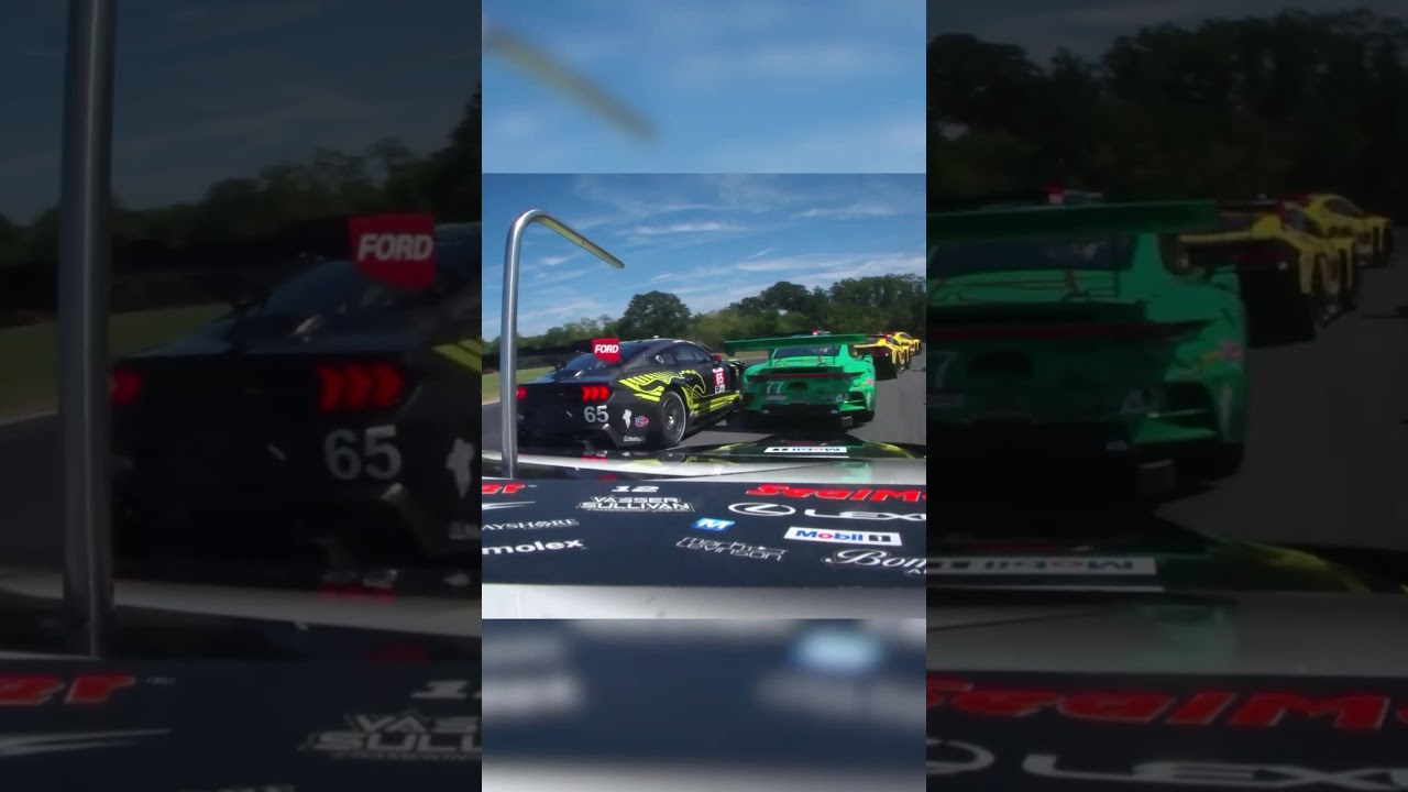 Ride along with the No. 12 Vasser Sullivan Lexus for the start of the 2025 Michelin GT Challenge