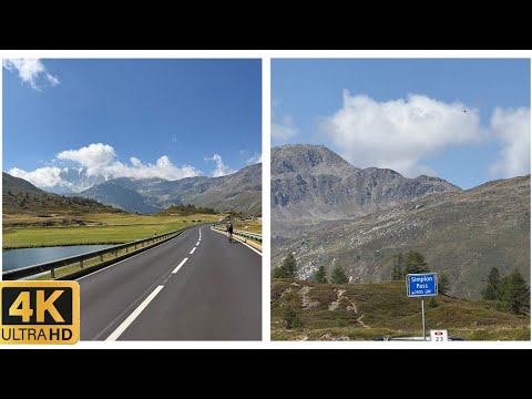 Descending the Simplon pass (Passo del Sempione): Swiss alps