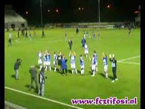 Spelers FC Zwolle bedanken publiek