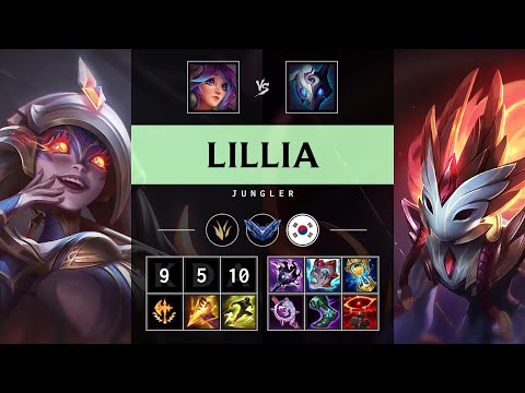 Lillia Jungle vs Kindred - KR Diamond Patch 25.15