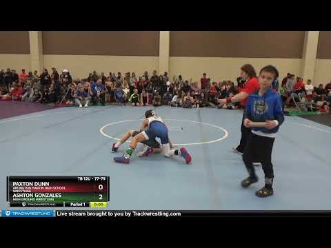 77 Lbs Round 1 - Paxton Dunn, Arlington Martin High School Wrestling Vs Ashton Gonzales, High Grou