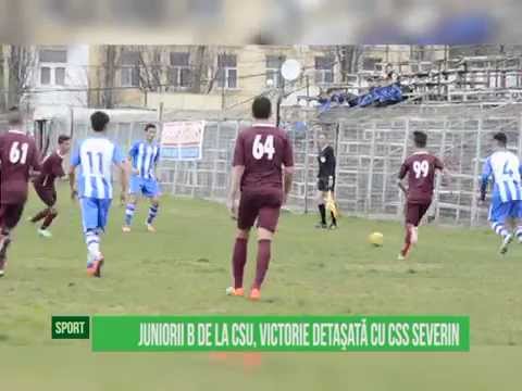 Juniorii B de la CSU, victorie detașată cu CSS Severin