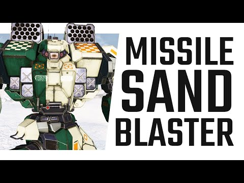 Missile Sand Blaster - Warhammer MRM Build - Mechwarrior Online The Daily Dose #1206