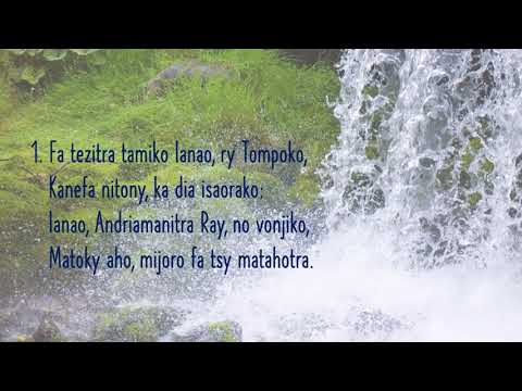 Rano miboiboika - Izaia 12, 1-6 (A/C : Ankalazao ny Tompo)