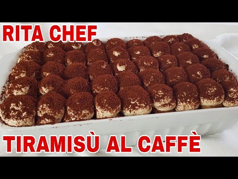 TIRAMISÙ AL CAFFÈ🍰RITA CHEF | Senza uova crude.