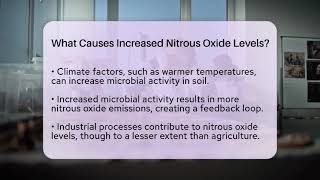 What Causes Increased Nitrous Oxide Levels? - Earth Science Answers