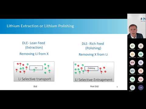 Webinar 3: From Brine-to-Refine: Overview of Equipment & Processes Used in Direct Lithium Extraction