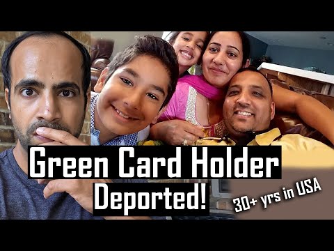 Indian GREEN CARD Holder Deported after 30 Years in USA | Shocking Reason
