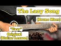 The Lazy Song - Bruno Mars | Guitar Lesson | Easy Chords |