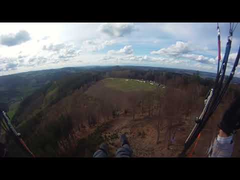 Gleitschirmfliegen im Sauerland - Toplandungen Wenholthausen