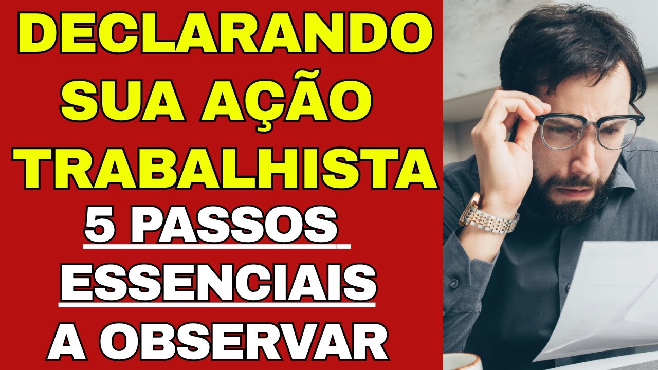 5 PASSOS ESSENCIAIS para DECLARAÇÃO de IR de AÇÃO TRABALHISTA!