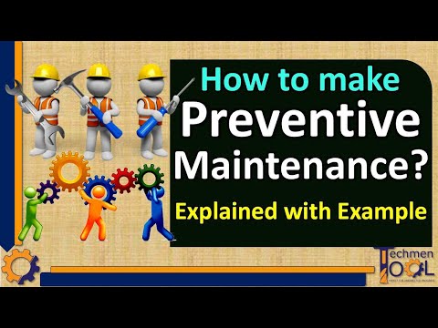 How to make Preventive Maintenance? | Maintenance Checklist | Predictive | Production | with example
