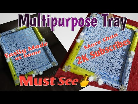 Designer Multi Purpose Tray | Dry Fruit/Chocolate Gift Pack Tray