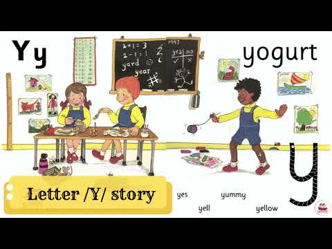 Jolly Phonics Story - Letter Y from Group 6