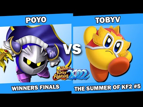 Poyo (Meta Knight/Gooey) vs Tobyv (Wrestler) - Kirby Fighters 2 Tournament - Summer of KF2022 Week 5