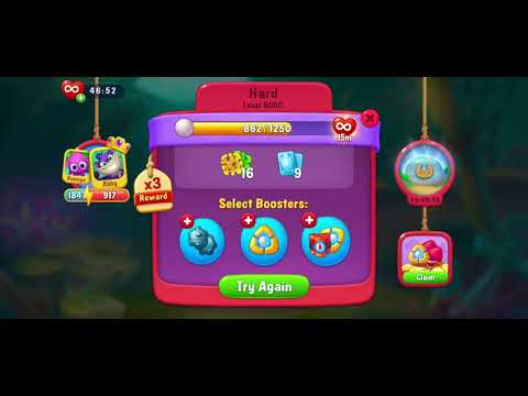 Fishdom Gameplay 🤩 SUPER HARD LEVEL 6090 🤩 Fishdom Ads Mini Games  #fishdomgame