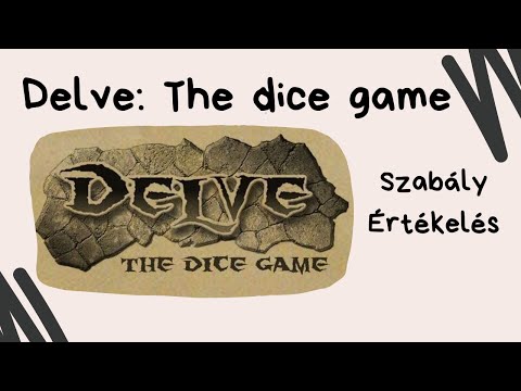 Egyszemélyes kalandjáték: Delve: The dice game társasjáték játékbemutató és szabályismertető - Társasozz Okosan!