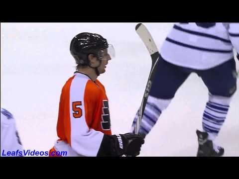 Maple Leafs @ Flyers - Clarke MacArthur Scores - 101023
