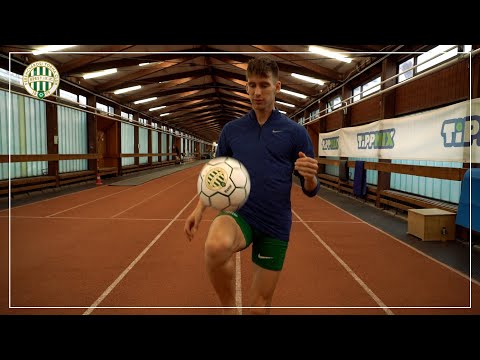 Fradi Média | Az Eb-győztes Molnár Attila ⚽ focilabdát ragadott és bemutatót tartott | 2025. 03. 19.