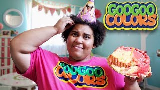 OOPS I DROP MOM’S BIRTHDAY CAKE! LEARN HOW TO SPELL WITH GOO GOO COLORS