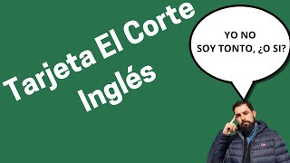 COMPRA A PLAZOS EN CORTE INGLÉS