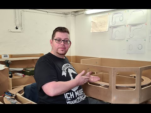 Teil 21 Modelleisenbahn Spur N Bau Gleiswendel auffahrt Kork & Gleisplan Übertragung Segment 5 4K