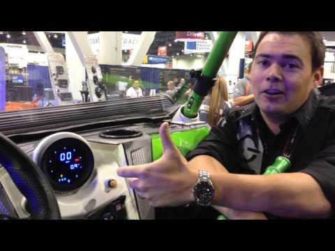 Custom Polaris RZR featured in the ORACLE Booth at the 2012 SEMA Show Las Vegas