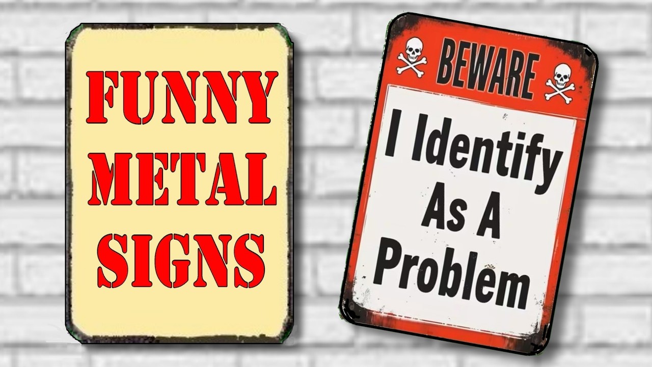 Funny Metal Signs To Amuse And Entertain You
