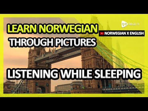 Learn Norwegian Through Pictures |Norwegian Vocabulary Listening While Sleeping | Golearn