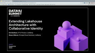 Extending Lakehouse Architecture with Collaborative Identity