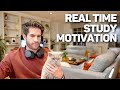 REAL TIME Study with me (no music): 5 Hour Productive Pomodoro Session | KharmaMedic