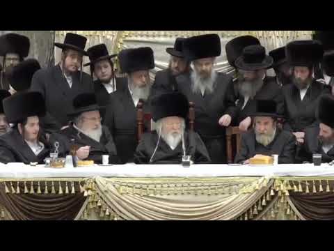 Rachmastrivka And Spinka Rebbe At Gerrer Wedding - Adar II 5784