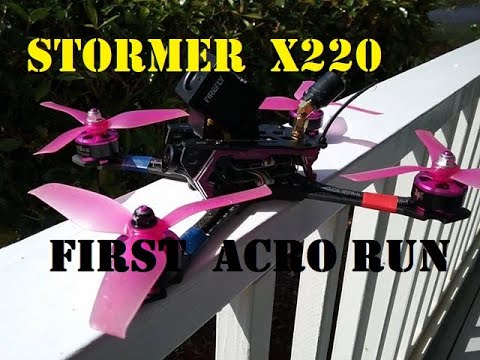 Stormer 220 First Acro Flight